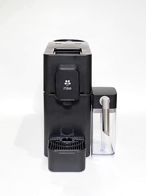 Капсульная кофемашина с молочным модулем RISE, черная